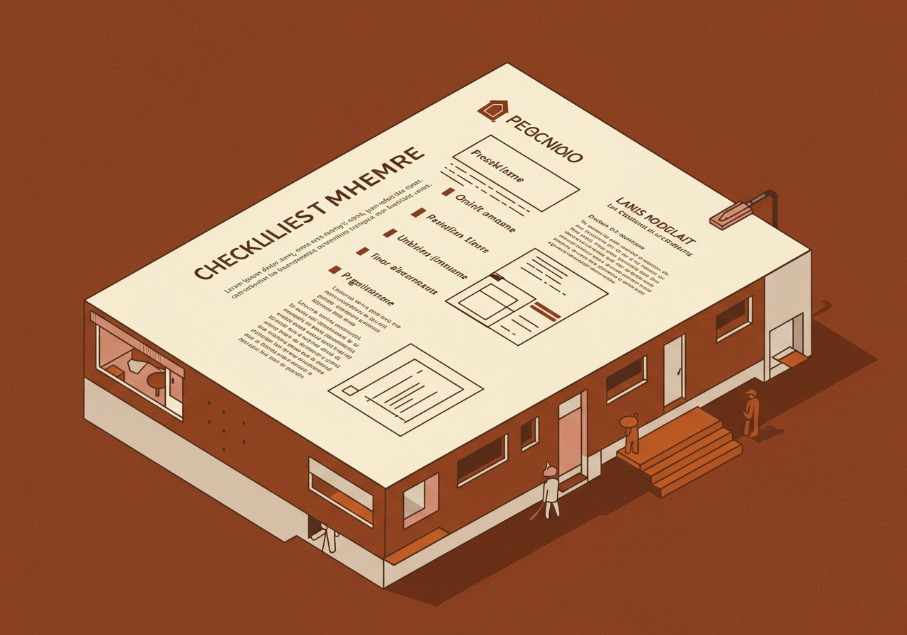 Checklist permis & urbanisme habitat modulaire